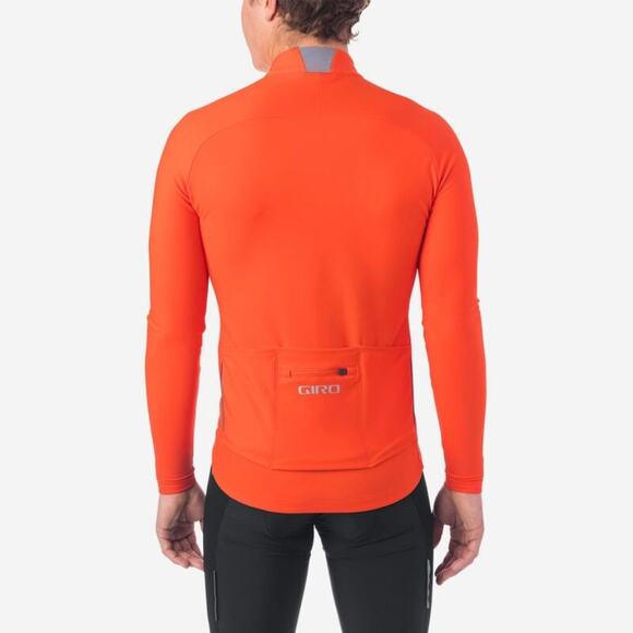 Giro Men's Chrono Thermal LS‎ Jersey in Vermillion Small Biker Gorpcore Thermal - Picture 3 of 7